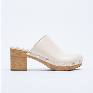 Zara studded clogs